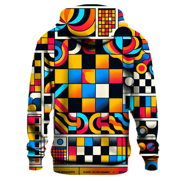 Radical Retro Checkerboard Hoodie