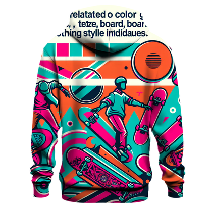 Funky Retro Skater Hoodie