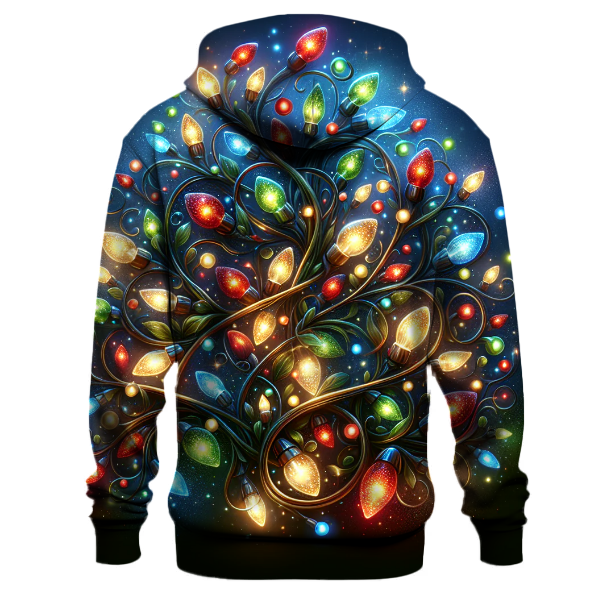 Merry and Bright Festive Lights Hoodie