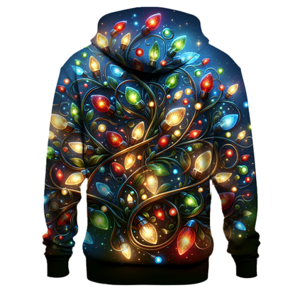 Merry and Bright Festive Lights Hoodie