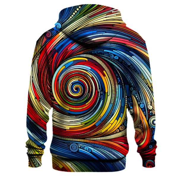 Vibrant Abstract Expression Hoodie