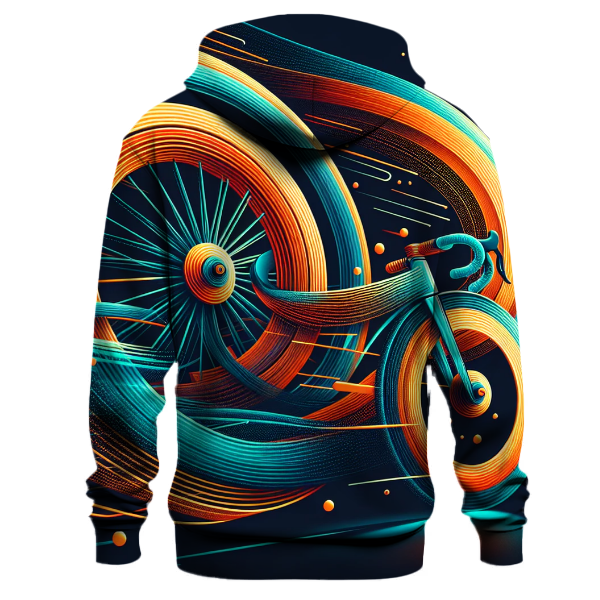 Cycling Wheels in Motion Hoodie