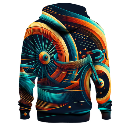 Cycling Wheels in Motion Hoodie