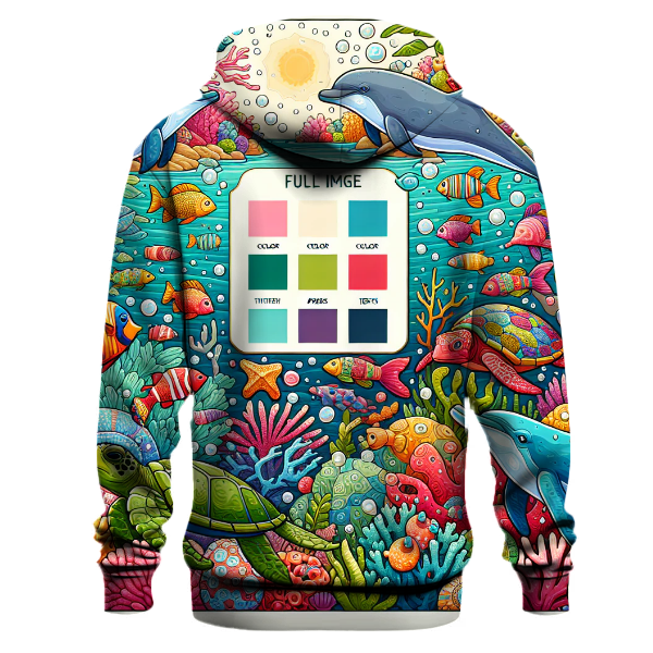 Playful Sea Creatures Hoodie