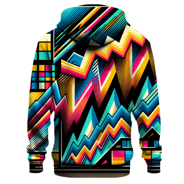 Zigzag Thunder Hoodie Hoodies Fashion