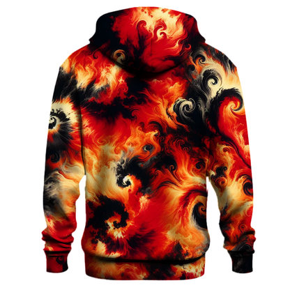 Crimson Fire Dance Hoodie