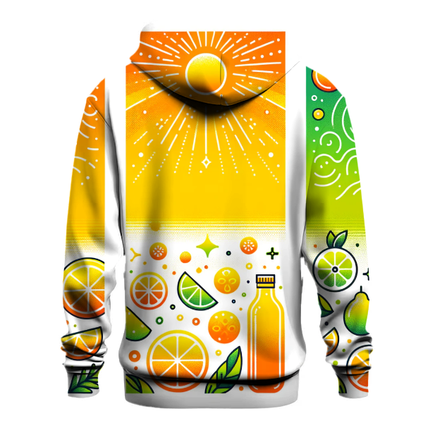 Vibrant Citrus Gradient Hoodie