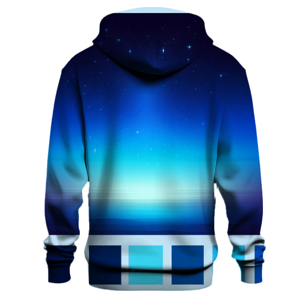 Celestial Blue Gradient Hoodie