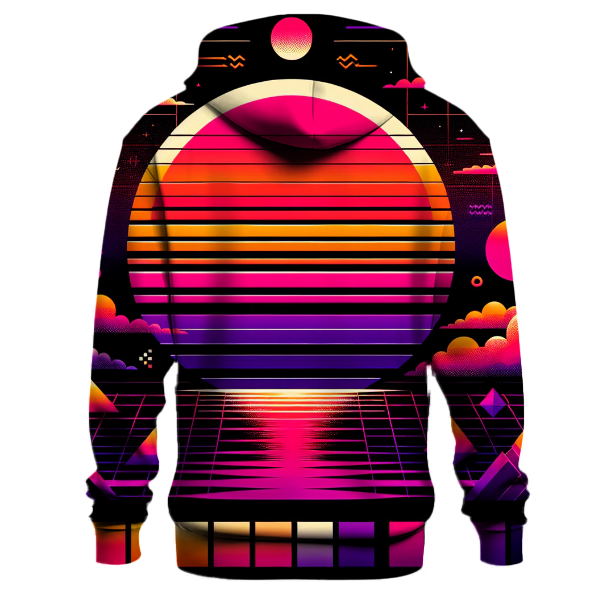 Synthwave Sunset Blast Hoodie