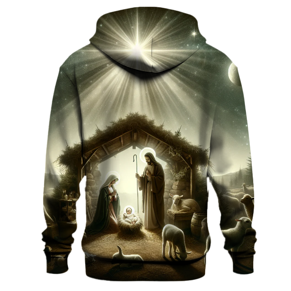 Starry Christmas Nativity Hoodie