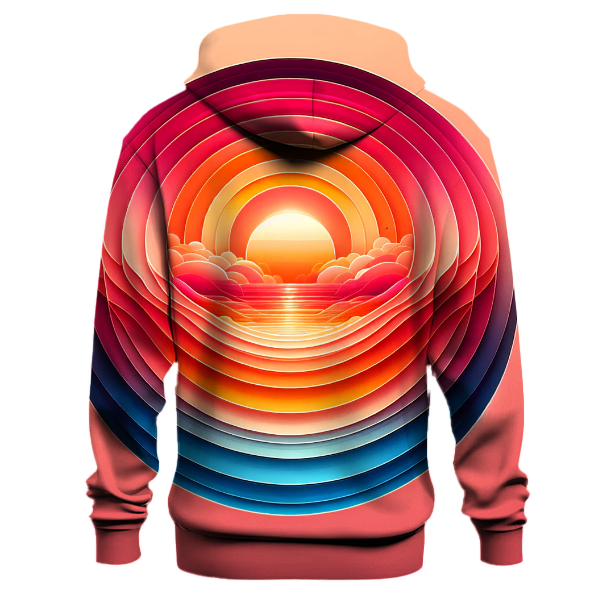 Coral Sunset Gradient Hoodie