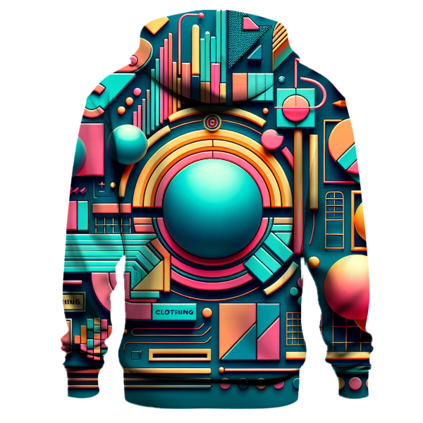 Funky Geometric Delight Hoodie