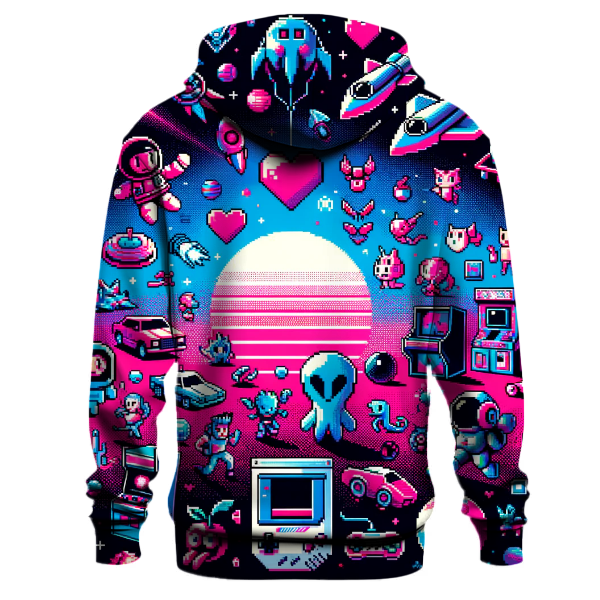 Retro Arcade Vibes Hoodie