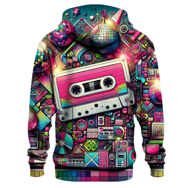 Funky Retro Graphics Hoodie