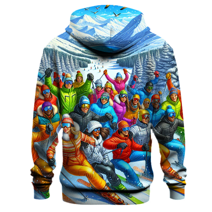 Skiing Through the Holidays Hoodie