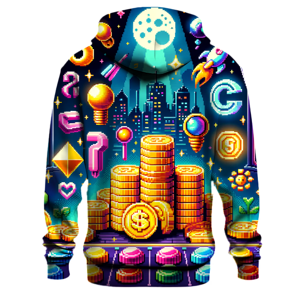 Retro Arcade Explosion Hoodie