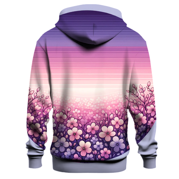 Twilight Blossom Gradient Hoodie