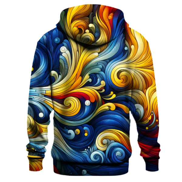 Vibrant 70s Art Hoodie