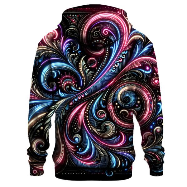 Luminous Patterns Hoodie Hoodies Fashion