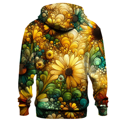 Sunflower Fields Design Hoodie