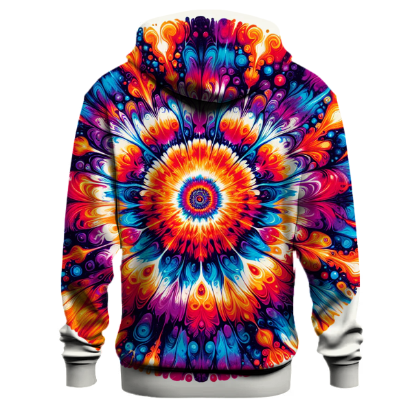 Vibrant Tie-Dye Swirl Hoodie