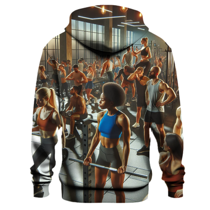 Fitness Strength and Determination Hoodie