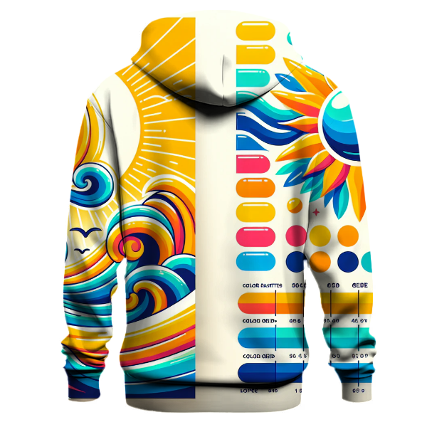 Funky Sunshine Waves Hoodie