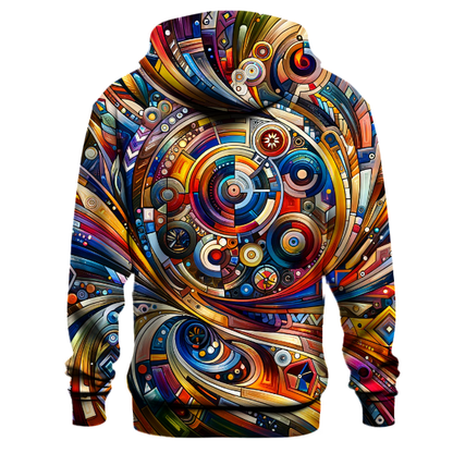 Abstract Geometric Symphony Hoodie