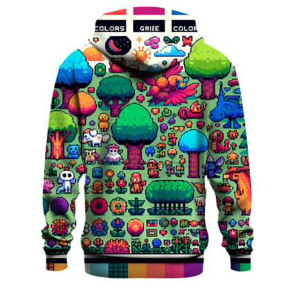 Pixel Art Wonderland Hoodie