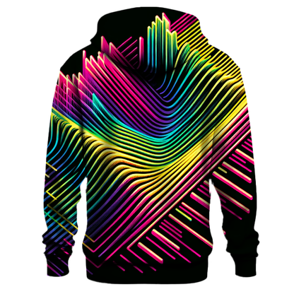 Electric Retro Lines Hoodie