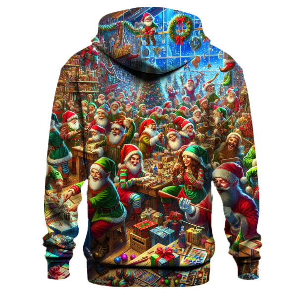 Playful Christmas Elf Hoodie