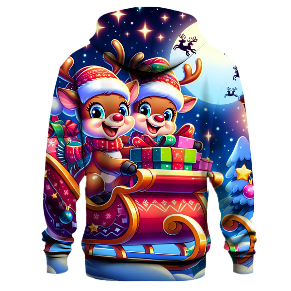 Reindeer Express Delivery Hoodie