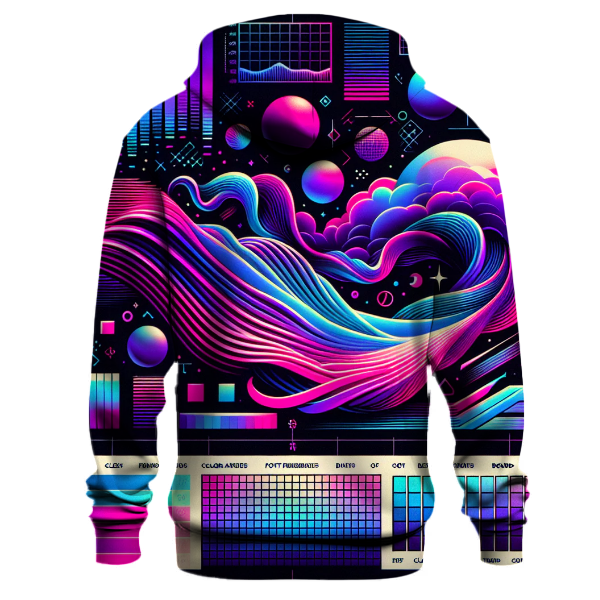 Fluorescent Synthwave Escape Hoodie