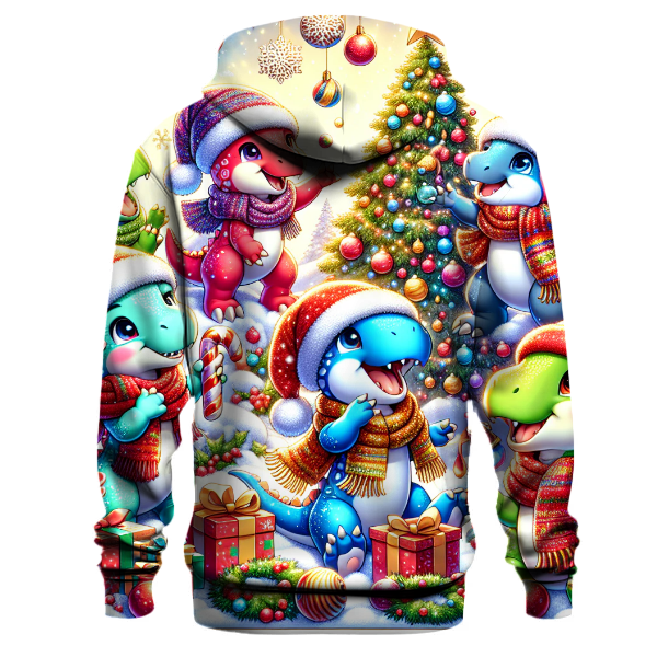 Festive Dinosaur Party Hoodie