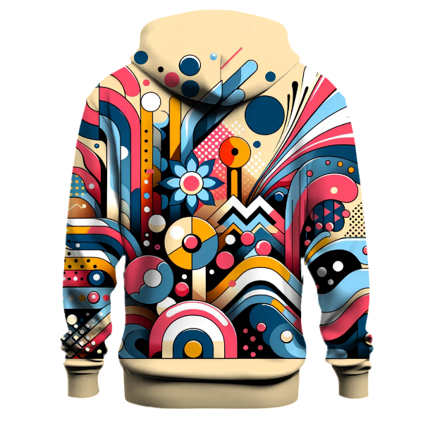 Funky Retro Patterns Hoodie