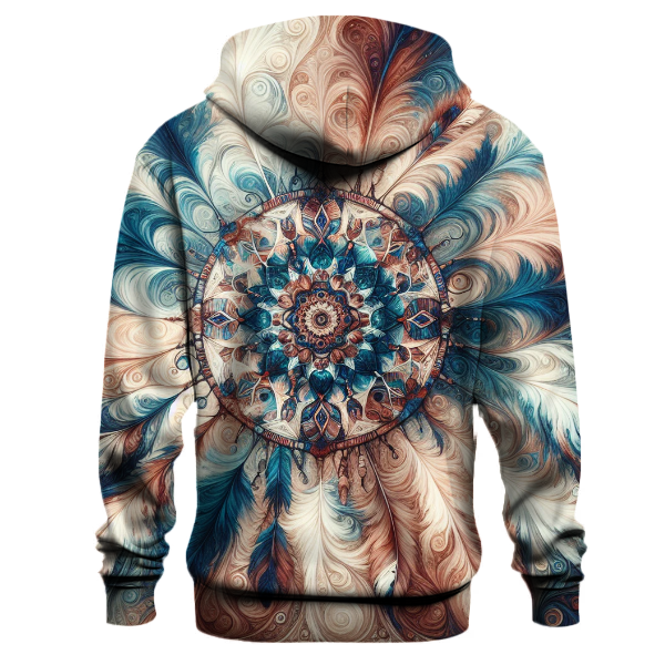 Whimsical Dreamcatcher Tie-dye Design Hoodie