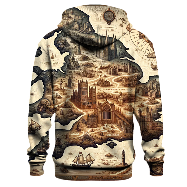 Time Traveler's Map Hoodie