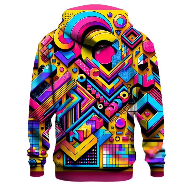 Rad Retro Pattern Hoodie