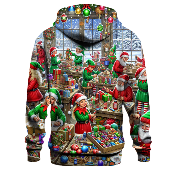 Santa's Workshop Whimsy Hoodie