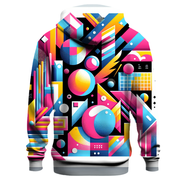 Classic 80s Retro Graphics Hoodie