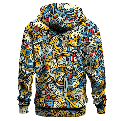 Funky Doodle Patterns Hoodie