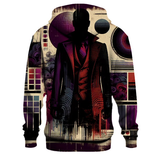 Vivid Retro Grunge Hoodie