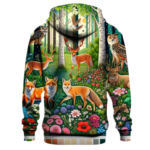 Mystical Forest Fauna Hoodie