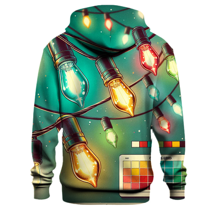 Retro Christmas Lights Hoodie