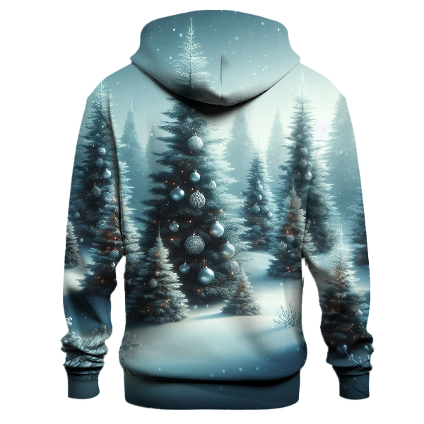 Frosted Evergreen Elegance Hoodie