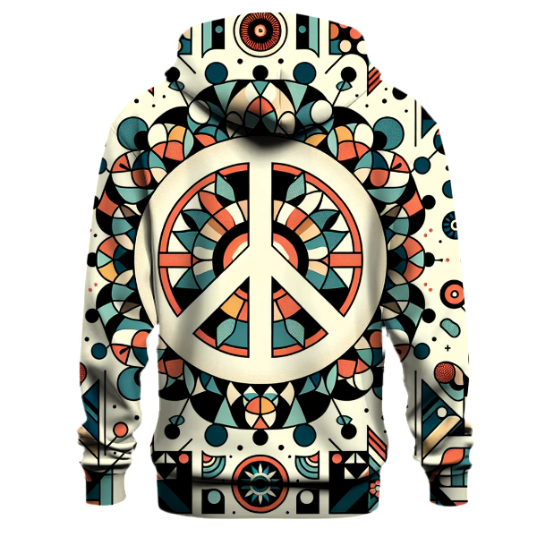 Peace Sign Kaleidoscope Hoodie