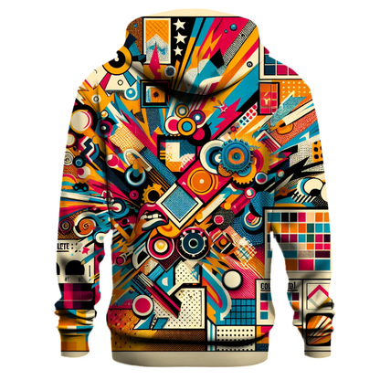 Retro Pop Art Delight Hoodie