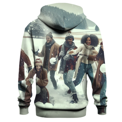 Jolly Snowball Fight Hoodie