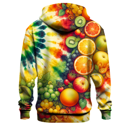 Electric Citrus Tie-Dye Hoodie