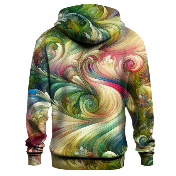 Enchanted Garden Tie-dye Design Hoodie